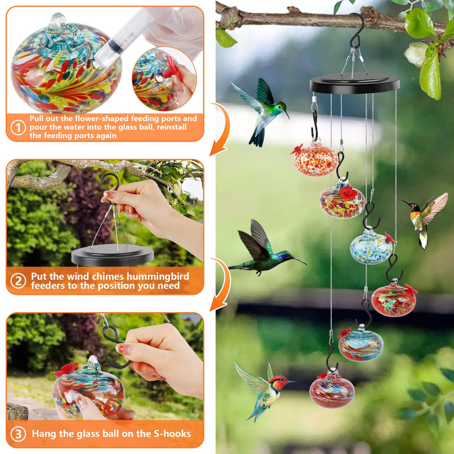 Shirem Windspiel-Kolibri-Futterstation